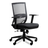 Silla Free Oficina Con Apoyo Lumbar Base Negra