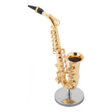 Saxofón Musical Modelo De Instrumentos En Miniatura De Saxof