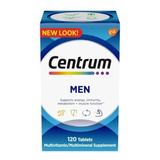 Multivitamínico Centrum Men 120 Tablets- Importado Eua 