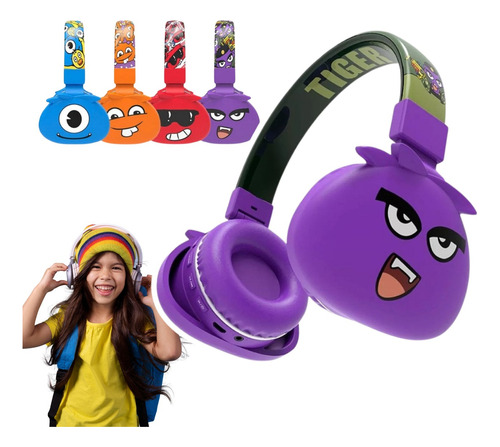 Fone De Ouvido Bluetooth Headphone S/ Fio Infantil Ajustável