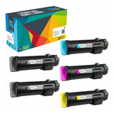 Toner Alternativo ( X5 ) Alta Capacidad Negro 6510 Workcentre 6515 Cmy 