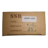 Relay De Estado Solido Asiaon Ssrnc-425a Señal 80-250vac 25a