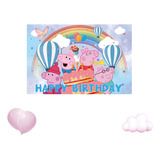 Lona Personalizada Tematica Para Cumpleaños Fiesta 120x80cm