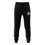 Pantalón Mlb Buzo Negro New York Yankees