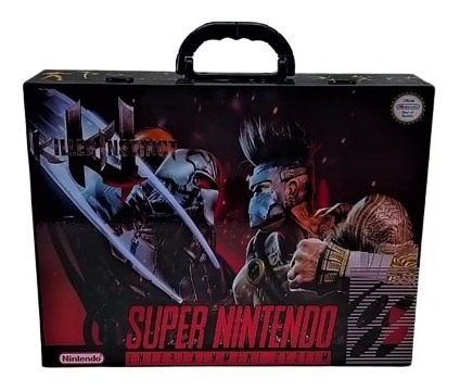 Caixa Killer Instinct Super Nintendo Com Alça E Divisórias