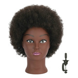 Qacieh Afro - Cabeza De Maniqu De Cabello Humano 100 % Real 