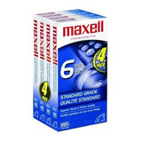 Maxell Std-t Pack Vhs Tapes