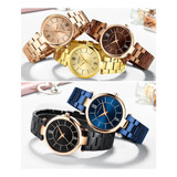 Mini Focus Relojes Elegantes Impermeables De Lujo Para Mujer Color De La Correa Rose