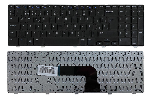 Teclado Dell Inspiron 15-3521 Negro Español 15r-5537 15-3521