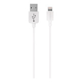 Cable Mobo Certificado Lightning No.1 1m Color Blanco