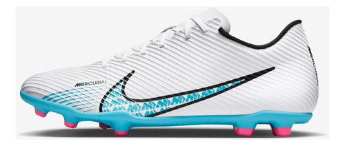 Chuteira Nike Mercurial Vapor 15 Club Campo Cor Branco Tamanho 41 Br