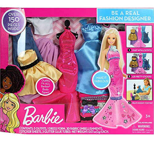 Kit De Disfraz De Muñeca Barbie Be A Fashion Designer