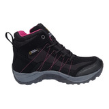 Bota National Geographic 300 Outdoor Dama Negro Fiusha