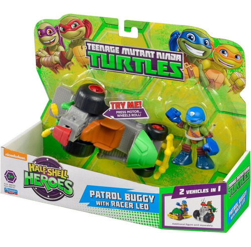 Teenage Mutant Ninja Turtles Vehiculo 2 - 1 Patrol Buggy+leo