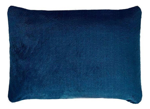 Funda De Almohada Alpes Azul Std Textura Borrega Vianney