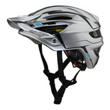 Casco Bici A2 Mips Sliver Silver / Burgundy Tld Original