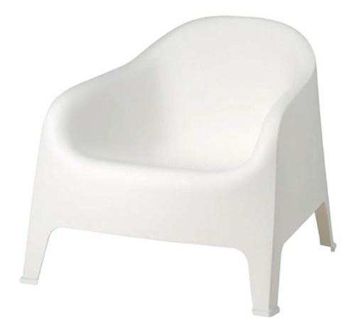 Dos Sillón Plastico Skarpo Negro Interior/exterior Promo