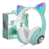 Kerhand Auriculares Bluetooth Para Niños, Cute Ear Cat Ear