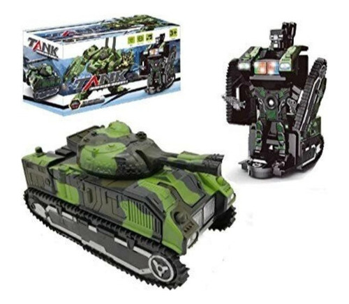Tanque Militar Carro Transformers Luces Sonido Regalo Niños 