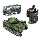 Tanque Militar Carro Transformers Luces Sonido Regalo Niños 