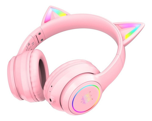 Audífonos Inalámbricos Para Juegos Onikuma B90 Rgb Cat Ear