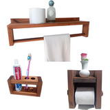 Set Accesorios Para Baño 3 Unidades Kit X3