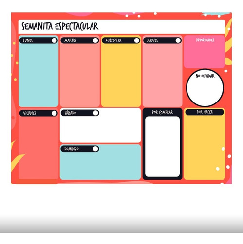 Week Planner Organizador Semanal