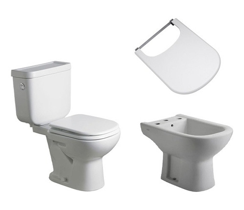 Juego Baño Sanitarios Ferrum Bari Dual Tapas Originales