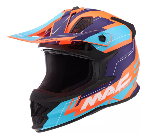 Casco Motocross Mx Mac Virtus Flash - Fas Motos