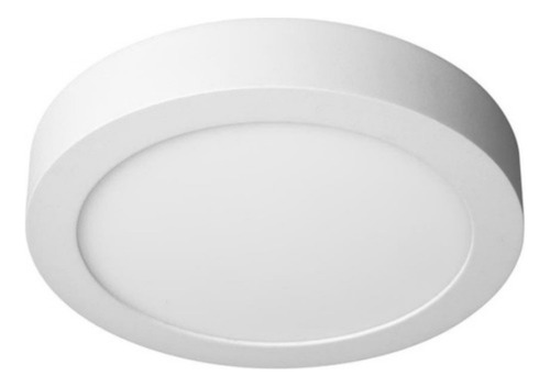 Plafon Con Base Led 24w Redondo Panel Luz Fria/calida