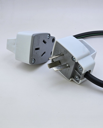 Cable Adaptador De 20a A 10a -50cm- (3x2.50mm) *reforzadado*