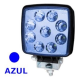 Faro Reflector 9 Led Baiml 120w Alta Potencia 12/24 Azul Spo