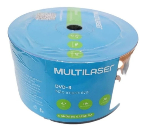 200 Midia Dvd-r Multileser Logo 4.7gb +200 Envelope Branco