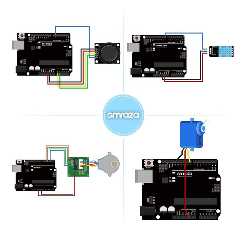 Smraza Starter Kit Para Arduino Uno R3 Con, Cortar El Pan, C