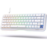 Teclado Mecánico Gaming Kemove K68se, 60% Rgb, Switch Marrón