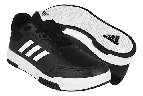 Tenis Joven adidas Tensaur Gw6425 Simipiel Negro | Envío gratis