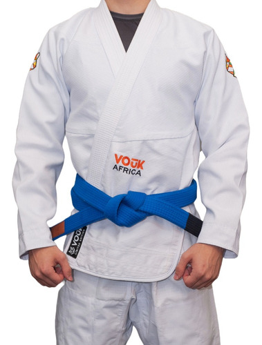 Kimono Jiu Jitsu Vouk Africa Forrado Trançado + Bolsa Brinde