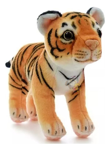Tigre De Peluche Parado Original Importado Real Cute