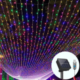 Guirnalda De Luces Solar Impermeable  8modos 22m 200 Luces 