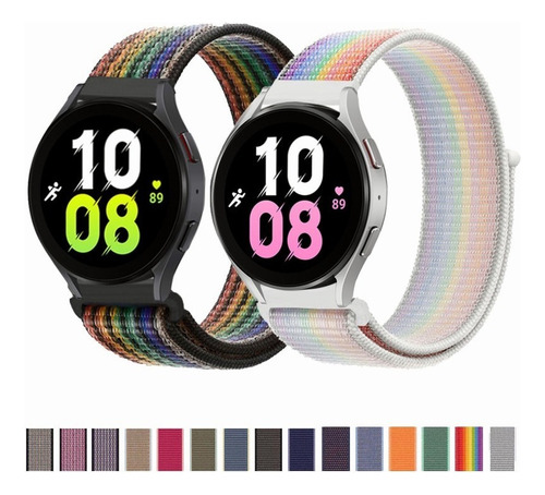 Correa Para Samsung Galaxy Watch 5 Pro,active,gear, De Nylon