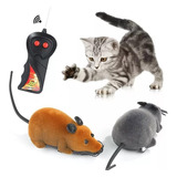 Juguete Raton Control Remoto, Para Gatos Y Mascotas, Gris