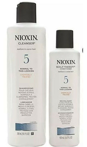 Set De Champú Nioxin 10.1 Onzas Y Acondicionador 5.07 Oz