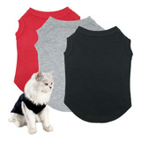 Camisas Para Perros, Ropa Para Mascotas, Ropa En Blanco, 3 .