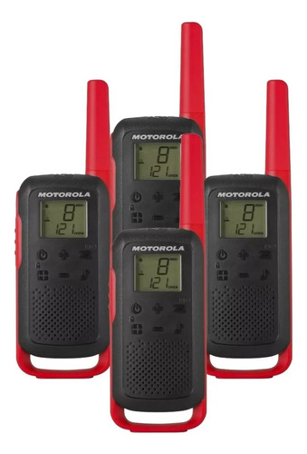 8 Radios Motorola Hasta 32km* 22 Ch Micro Usb T210 Vox Scan