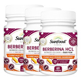 3x Berberina + Tcm 60 Cáps 700mg Softgels Sunfood Clinical