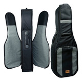 Semi Case Bag Capa Estofada Forte Para 2 Guitarras Reforçado