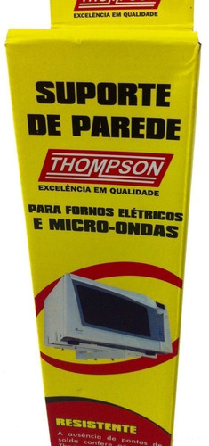 Suporte Microondas Fornos De Parede Universal 40kg Thompson