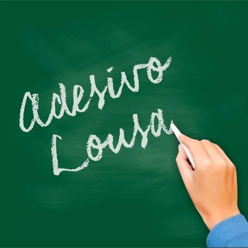 Adesivo Infantil Parede Lousa Quadro Verde 6mx1,22m + Giz