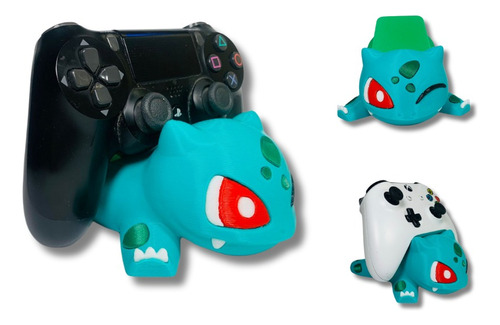 Soporte Base Control Consola Ps4 Ps5 Xbox Bulbasaur Pokemon