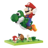 Juego De Juguetes Mario Yoshi Micro Bricks, 7050 Piezas